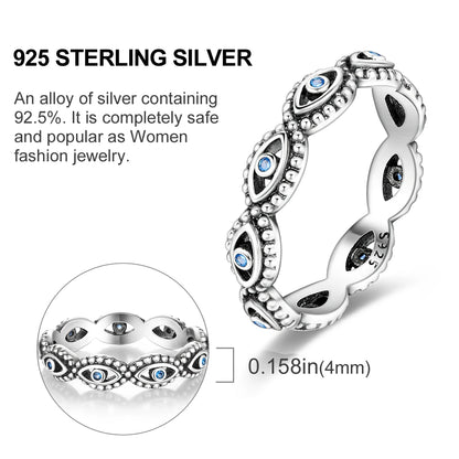 Starry Night Sterling Silver Ring