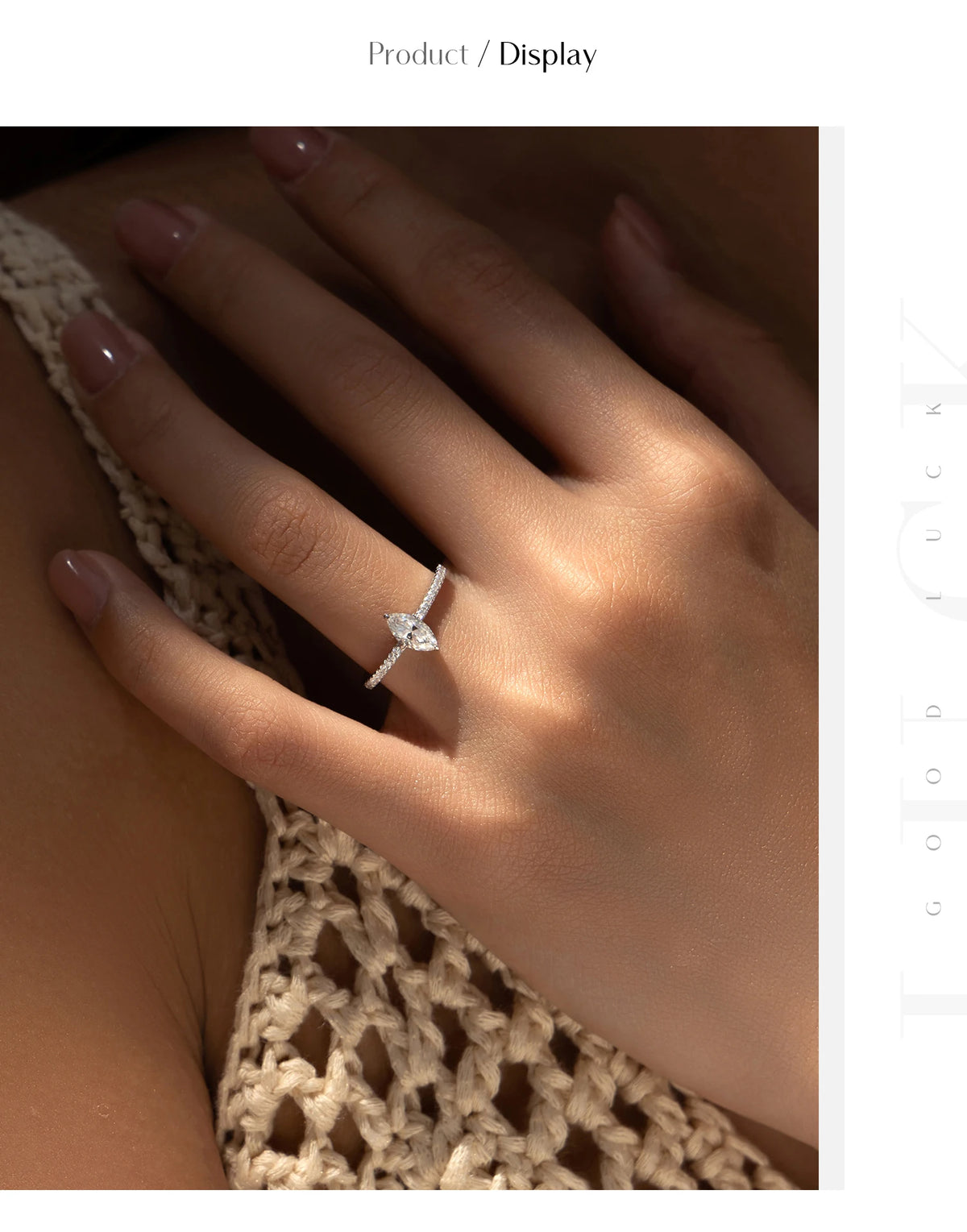 Marquise Moissanite Ring