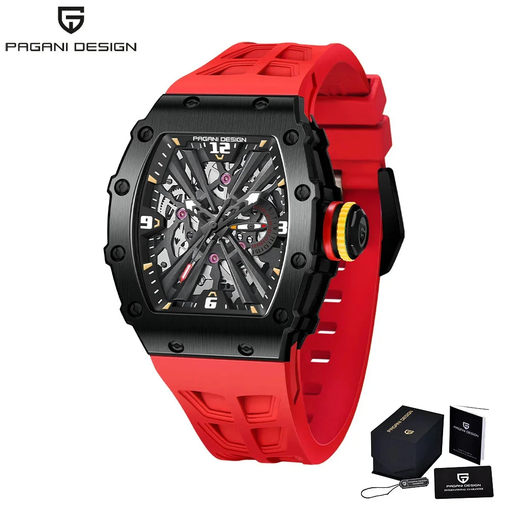 PAGANI DESIGN PD-1738 Skeleton Quartz Watch