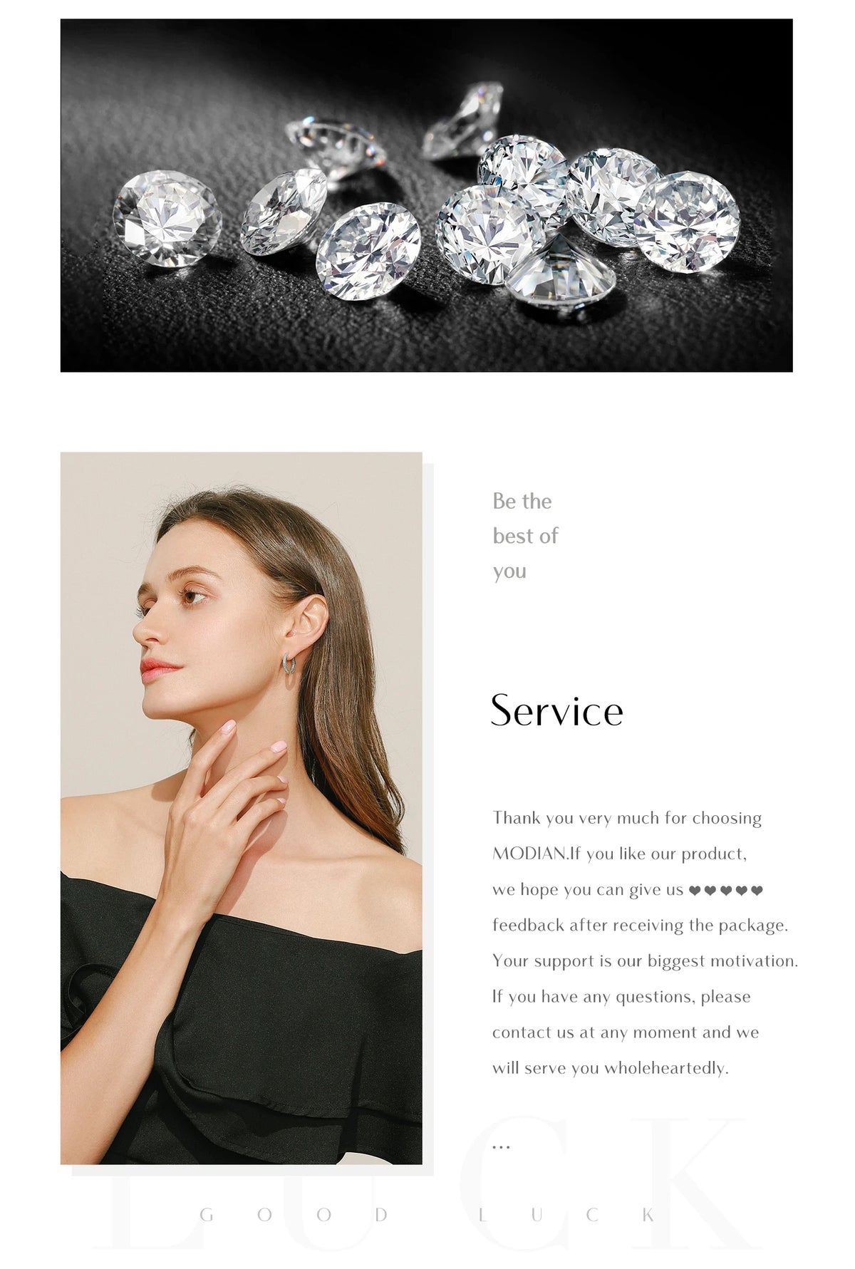 Ribbed Moissanite Band Ring