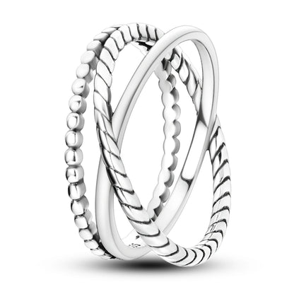 Woven Sterling Silver Ring