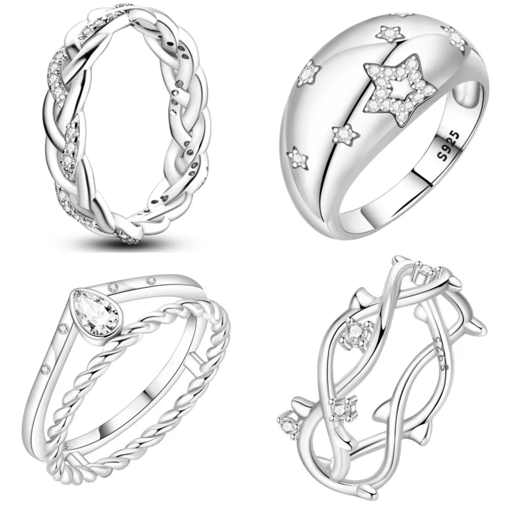 Woven Sterling Silver Ring