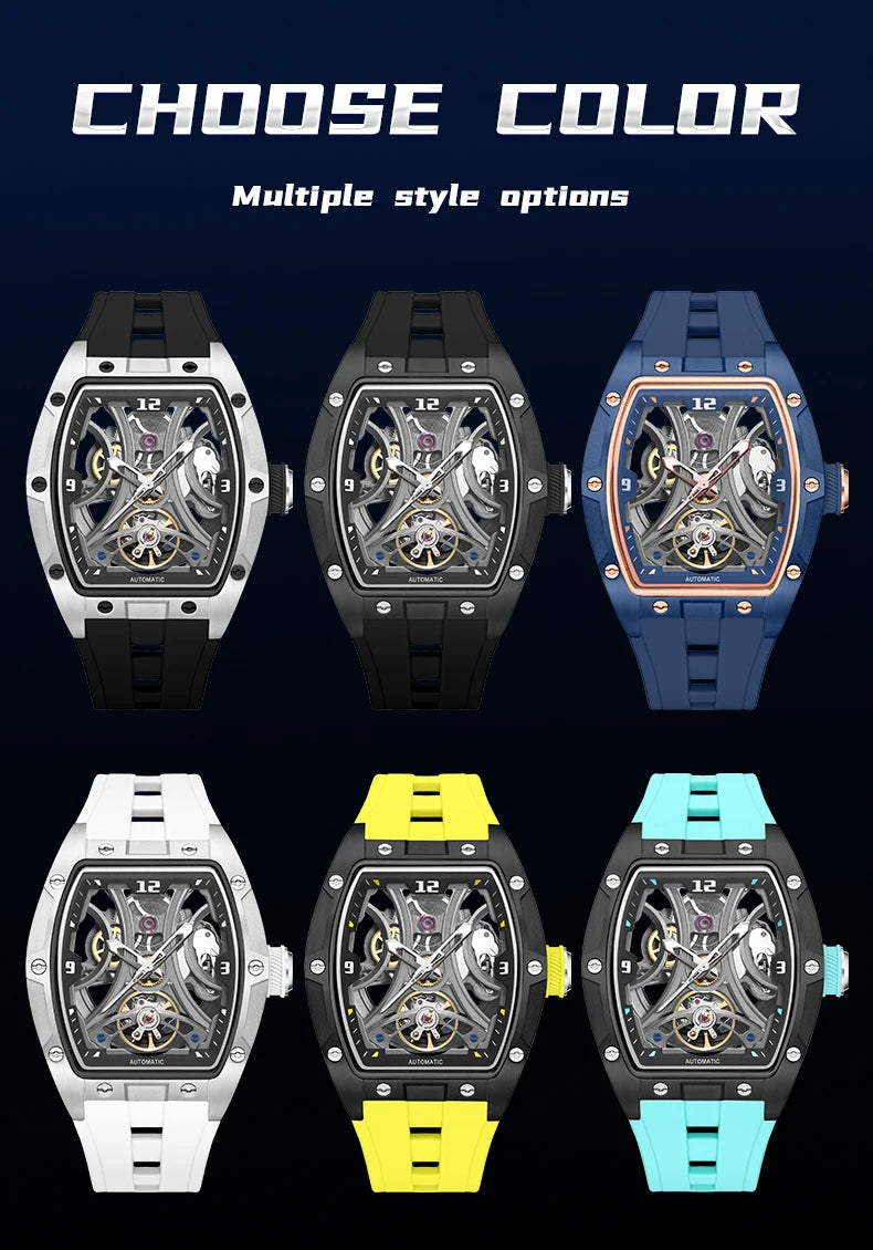 MEGIR 2245 Skeleton Automatic Watch
