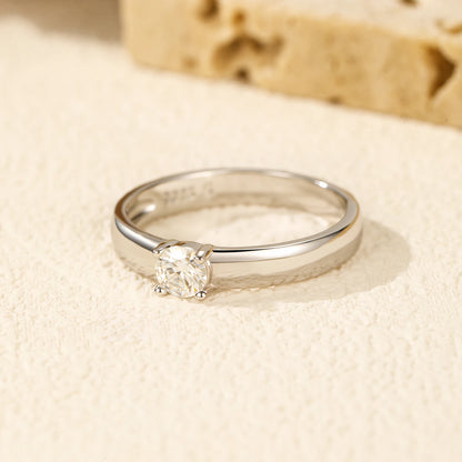 Classic Wide-Band Moissanite Ring