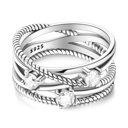 Woven Sterling Silver Ring