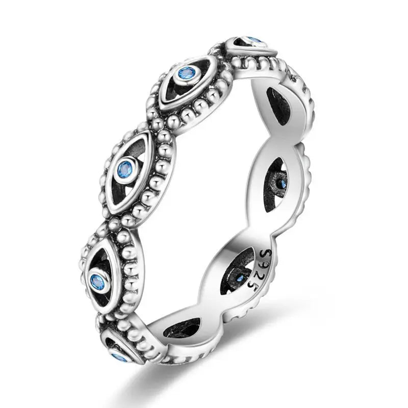 Starry Night Sterling Silver Ring