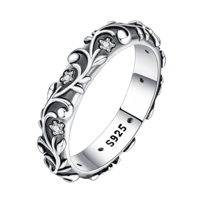 Blue Butterfly Sterling Silver Ring