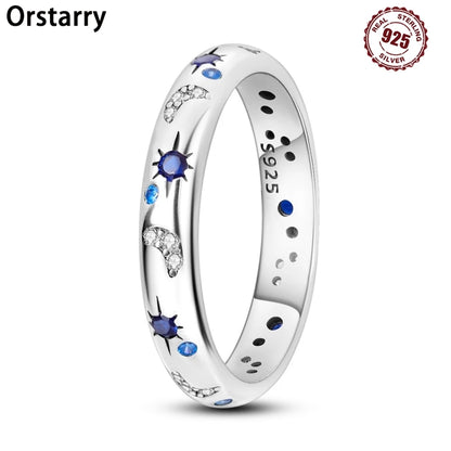 Starry Night Sterling Silver Ring
