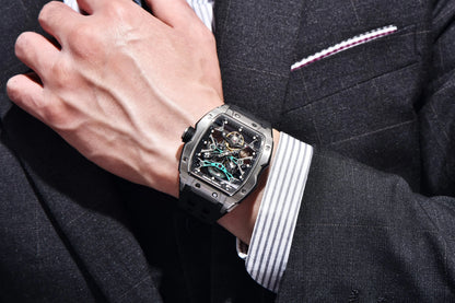 PAGANI DESIGN Tonneau Skeleton Automatic Watch