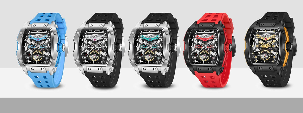 PAGANI DESIGN Tonneau Skeleton Automatic Watch