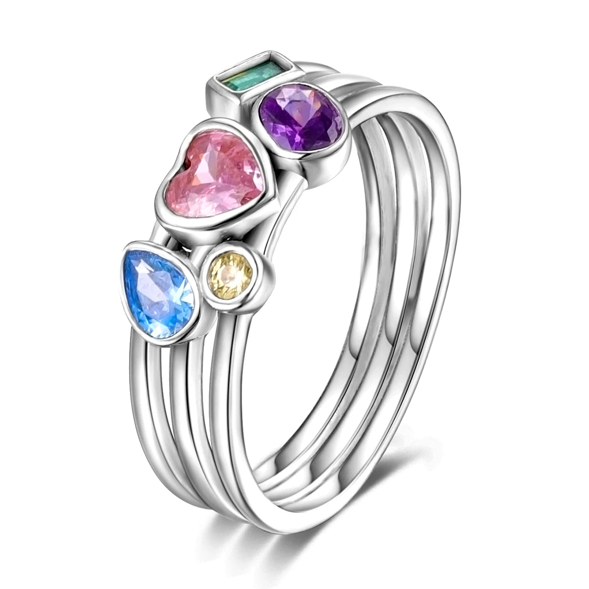 Blue Butterfly Sterling Silver Ring
