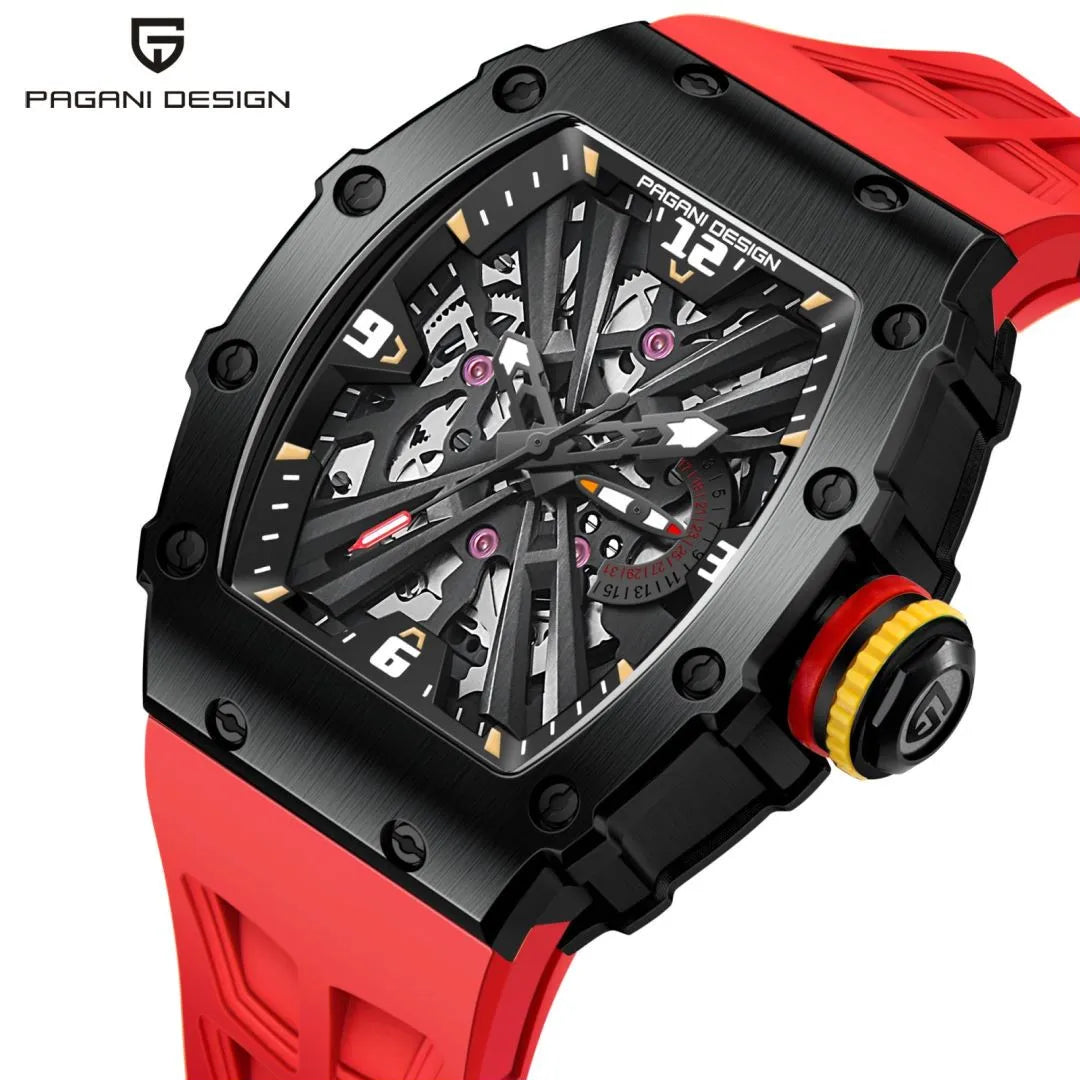 PAGANI DESIGN PD-1738 Skeleton Quartz Watch