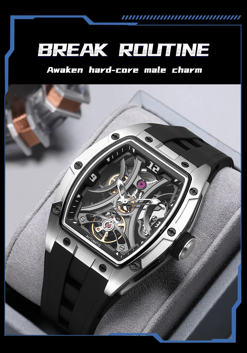 MEGIR 2245 Skeleton Automatic Watch