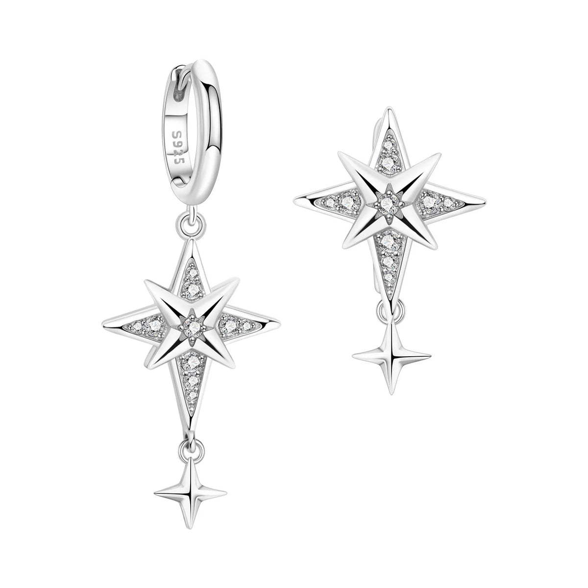 Pink Cowboy Hat & Boots Drop Earrings